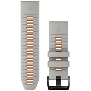 Колір: Сірий - Ремінець Garmin QuickFit 26 Watch Bands Silicone Captain Ember/Orange (010-12864-01)