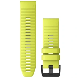 Колір: Жовтий - Ремінець Garmin QuickFit 26 Watch Bands Silicone Amp Yellow (010-12864-04)