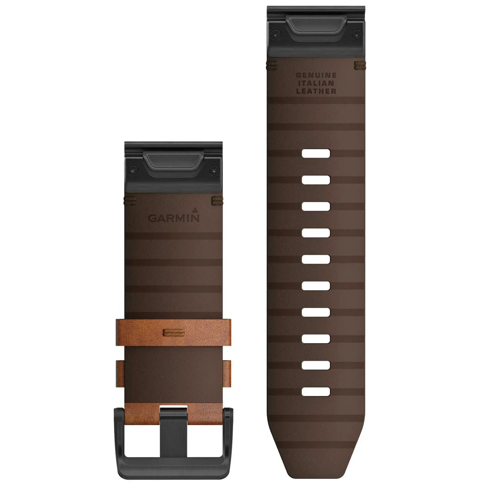 Ремінець Garmin QuickFit 26 Watch Bands Leather Chestnut (010-12864-05)