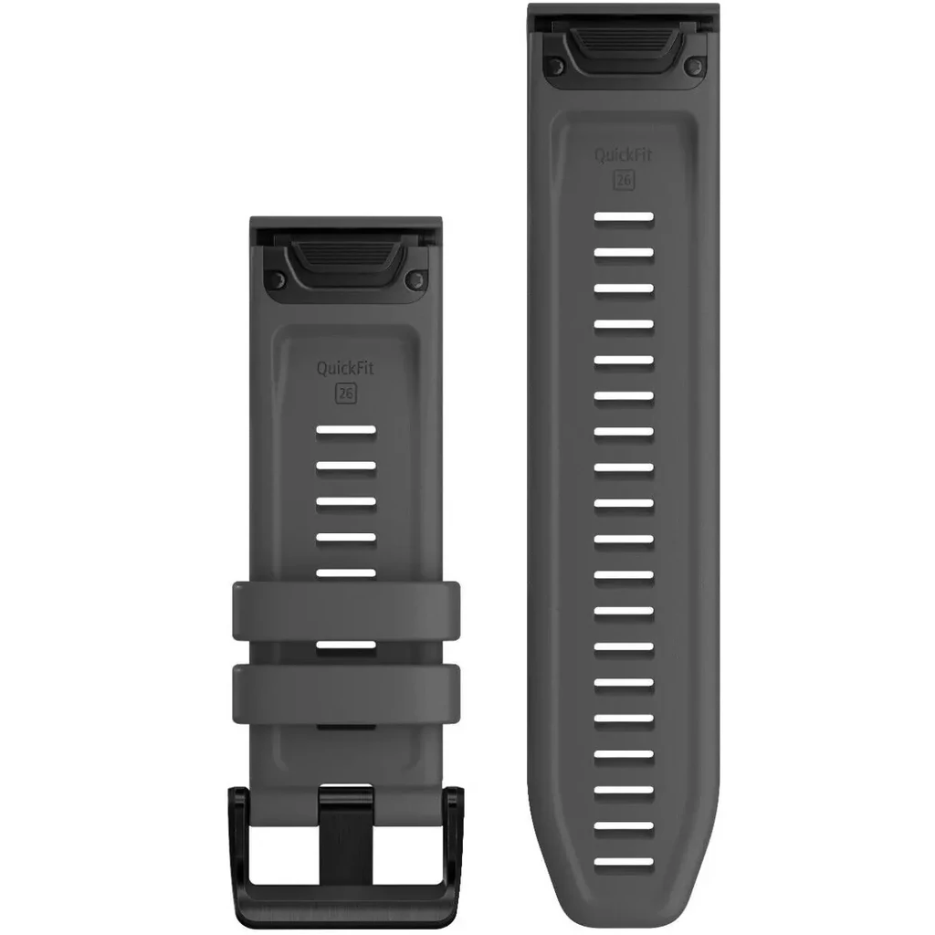 Ремінець Garmin QuickFit 26 Watch Bands Silicone Slate Gray (010-12864-20)
