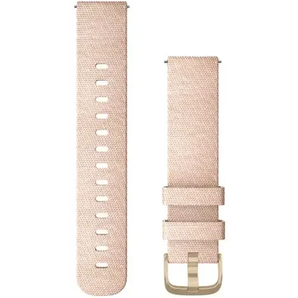 Ремінець Garmin Quick Release 20 Watch Band Fabric Light Gold/Blush Pink (010-12924-12)