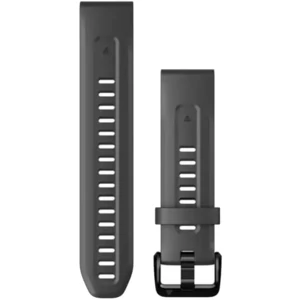 Ремінець Garmin QuickFit 20 Watch Bands Graphite Silicone (010-13102-01)