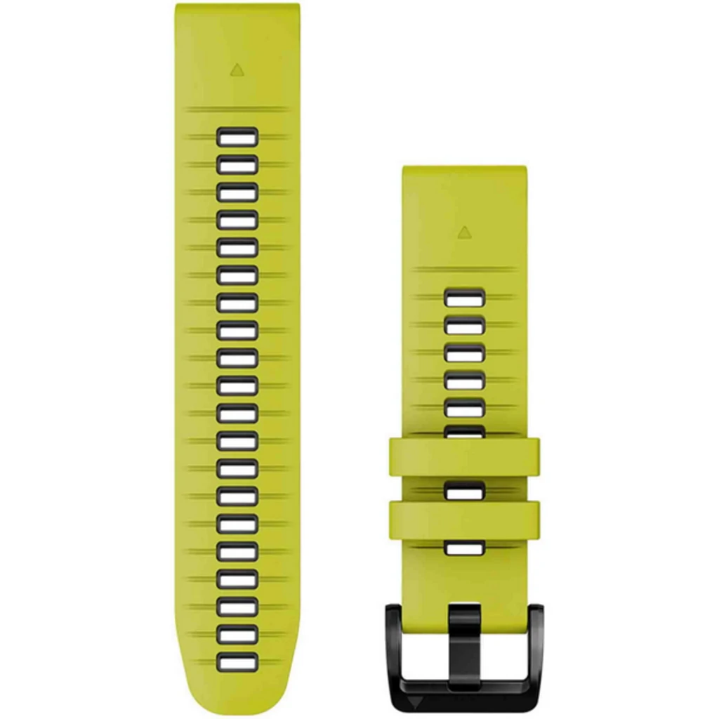 Ремінець Garmin QuickFit 22 Watch Bands Electric Lime/Graphite Silicone (010-13280-03)
