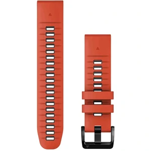 Колір: Червоний - Ремінець Garmin QuickFit 22 Watch Bands Flame Red/Graphite (010-13280-04)
