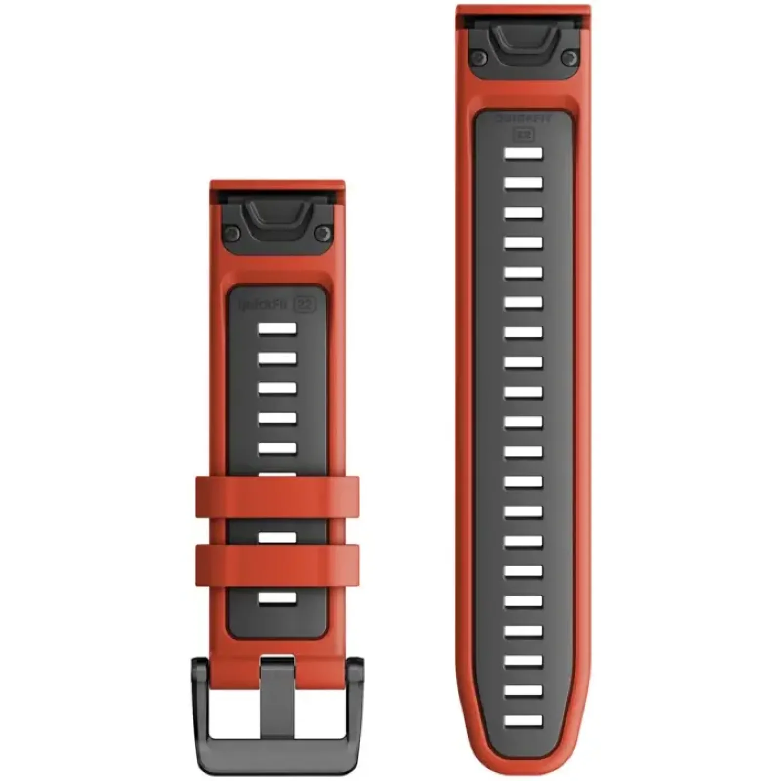 Ремінець Garmin QuickFit 22 Watch Bands Flame Red/Graphite (010-13280-04)