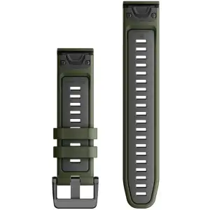 Ремінець Garmin QuickFit 22 Watch Bands Moss/Graphite Silicone (010-13280-07)