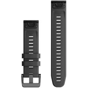 Ремінець Garmin QuickFit 22 Watch Bands Graphite Silicone (010-13280-09)