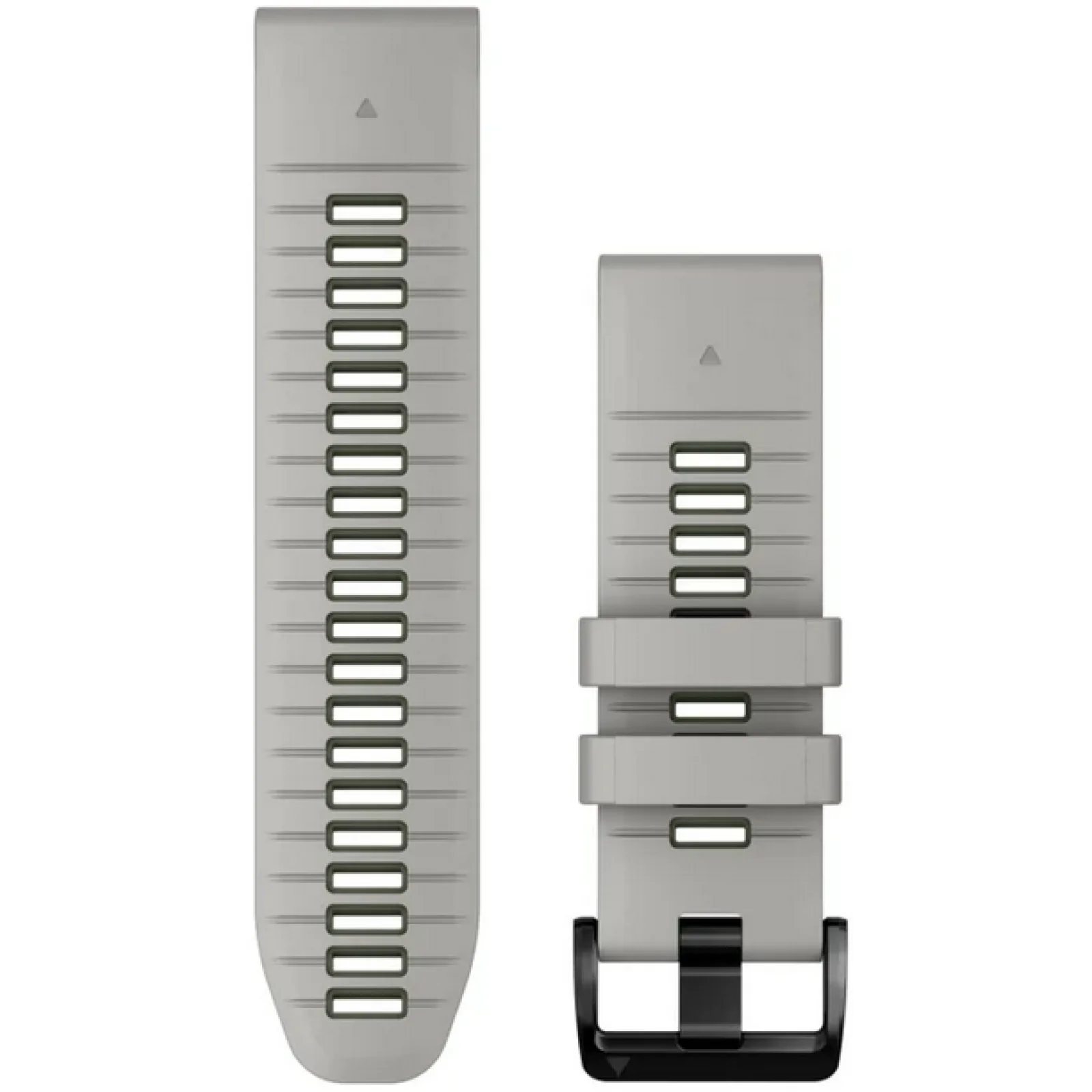Ремінець Garmin QuickFit 26 Watch Bands Fog Grey/Moss Silicone (010-13281-08)