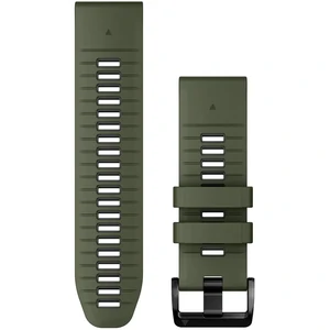Колір: Зелений - Ремінець Garmin QuickFit 26 Watch Bands Silicone Captain Moss/Graphite (010-13281-07)