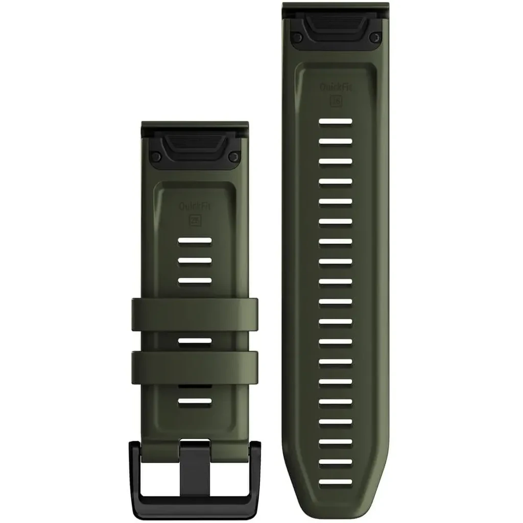 Ремінець Garmin QuickFit 26 Watch Bands Silicone Captain Moss/Graphite (010-13281-07)