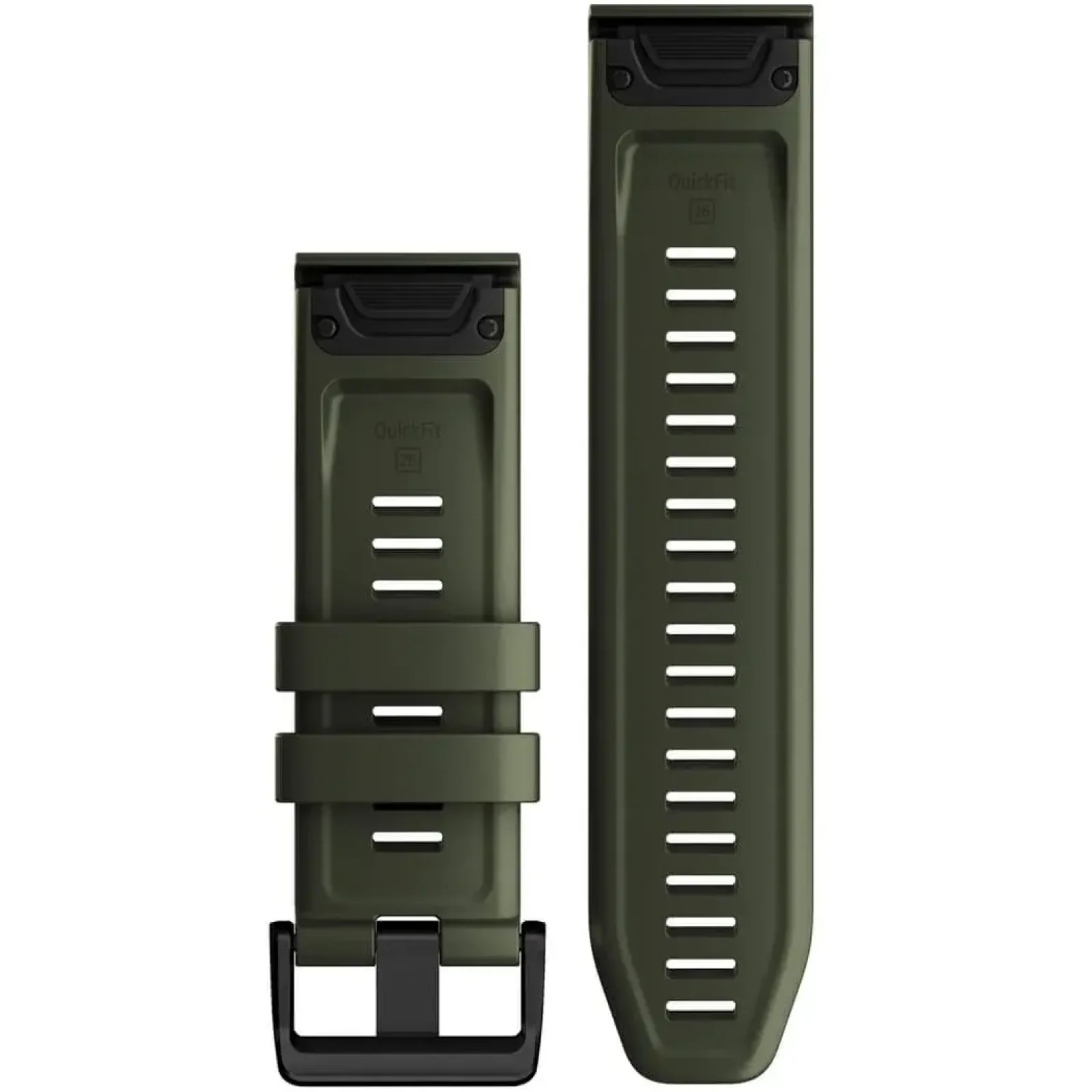 Ремінець Garmin QuickFit 26 Watch Bands Silicone Captain Moss/Graphite (010-13281-07)