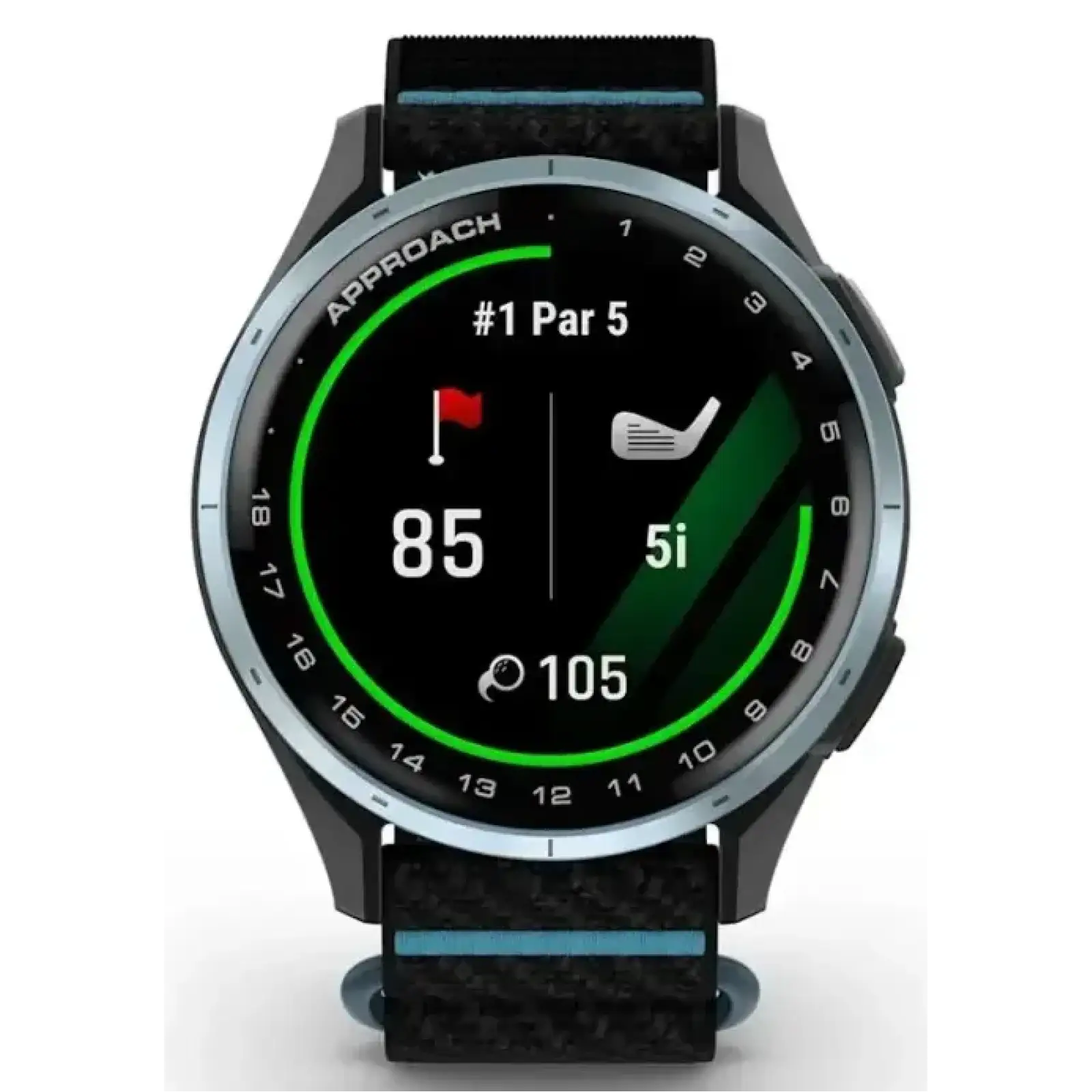 Смарт-часы Garmin Approach J1 Cloud Blue with Black/Azure Band (010-03898-00)
