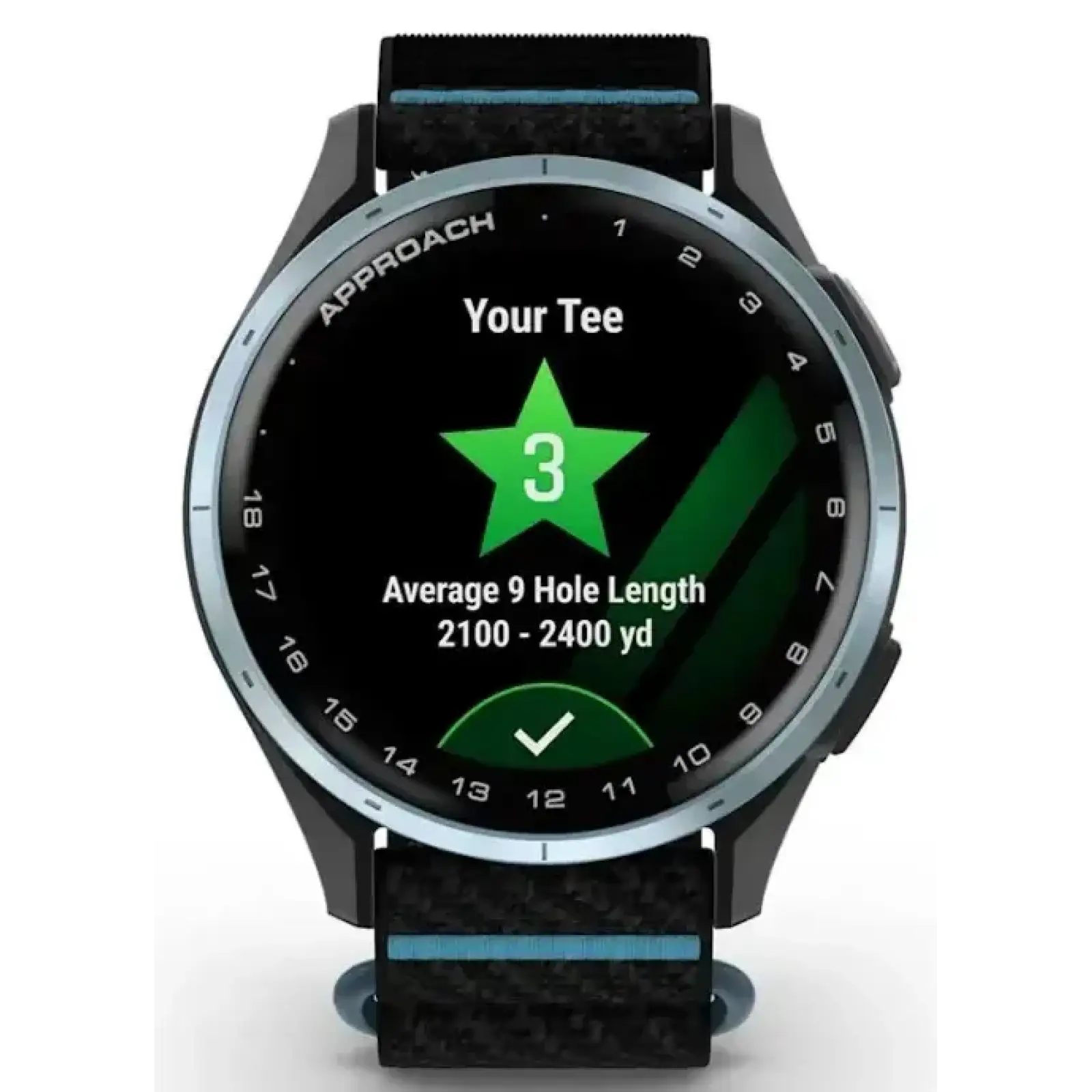 Смарт-часы Garmin Approach J1 Cloud Blue with Black/Azure Band (010-03898-00)