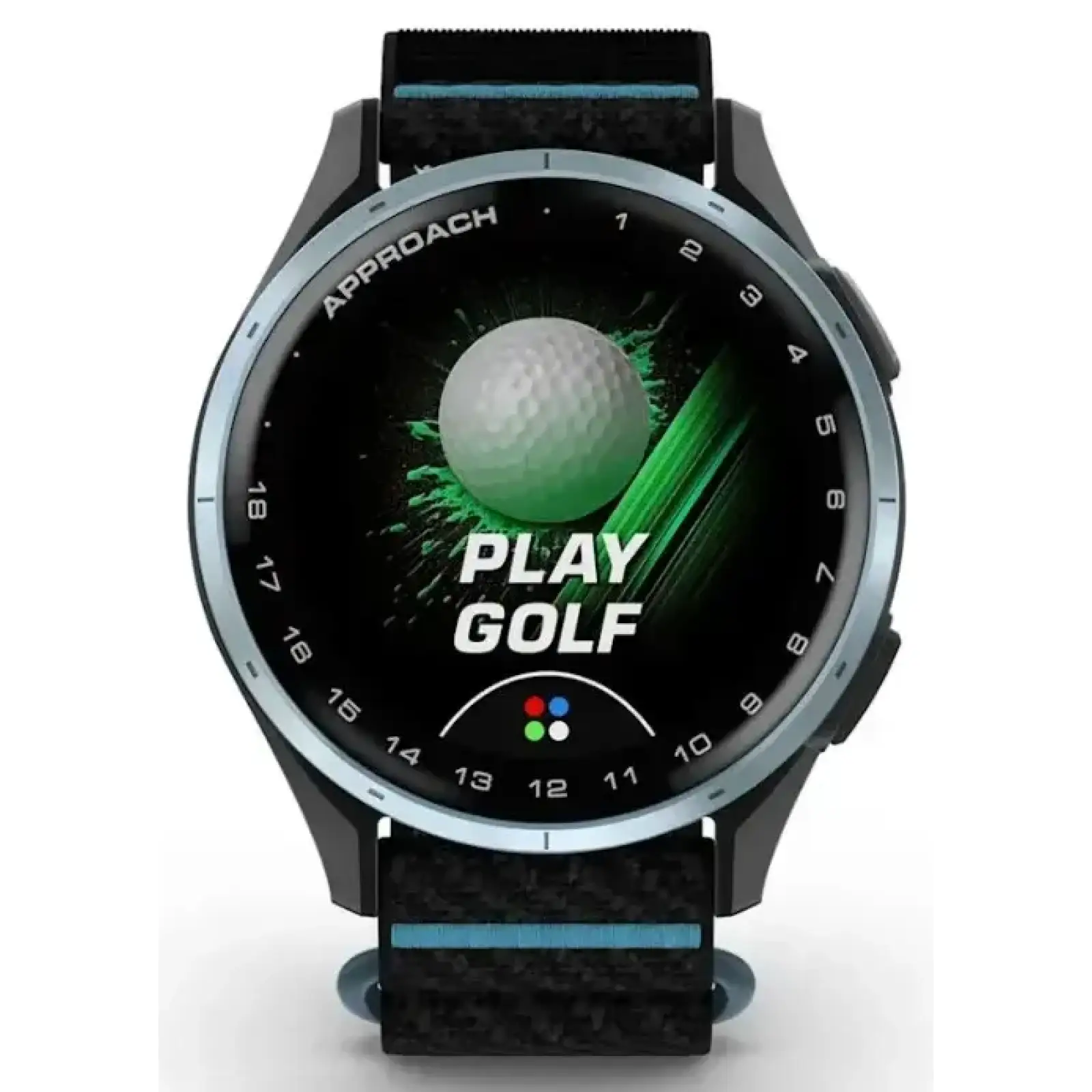 Смарт-часы Garmin Approach J1 Cloud Blue with Black/Azure Band (010-03898-00)