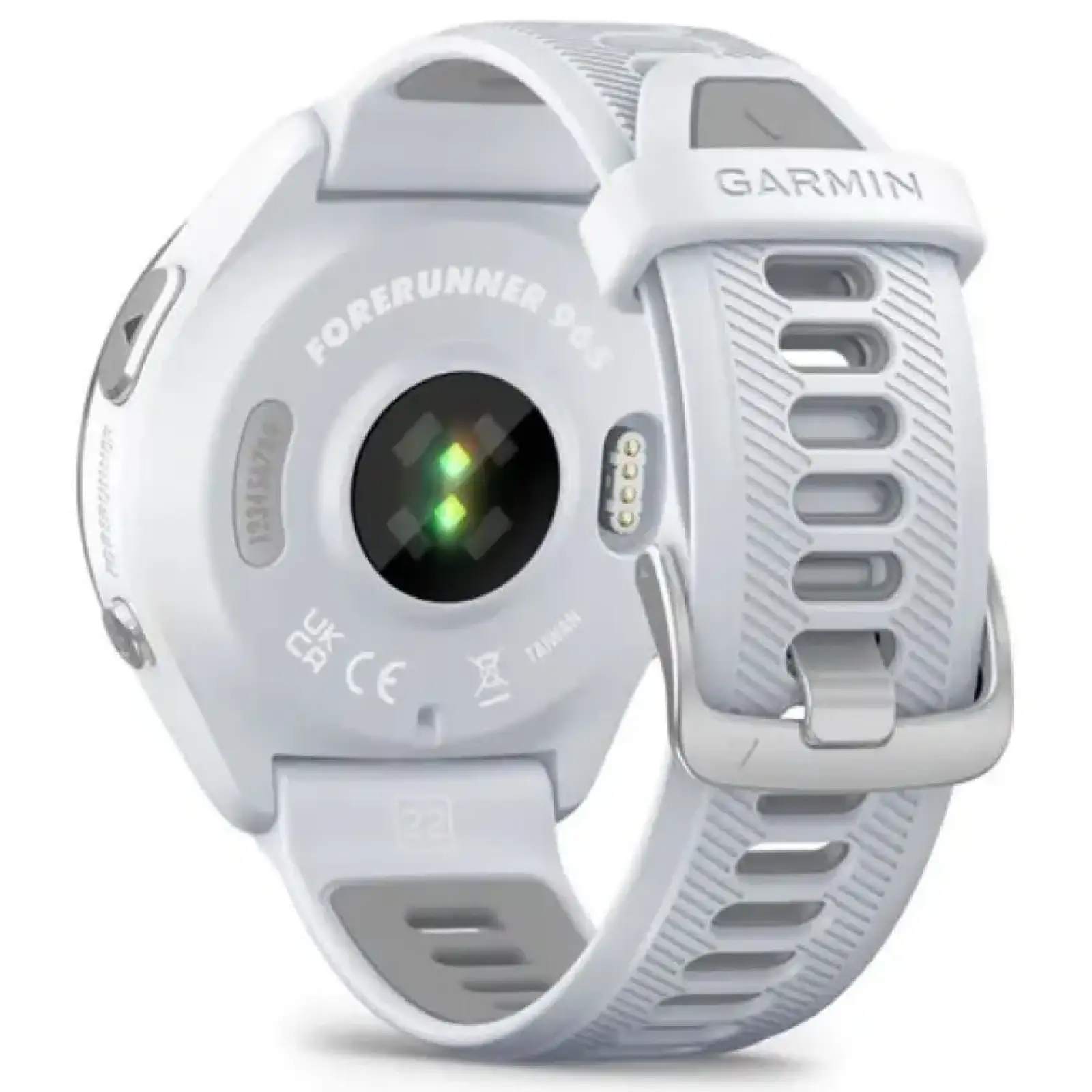 Смарт-годинник Garmin Forerunner 965 Titanium Bezel with Whitestone Case and Whitestone/Powder Gray Silicone Band (010-02809-01/11)