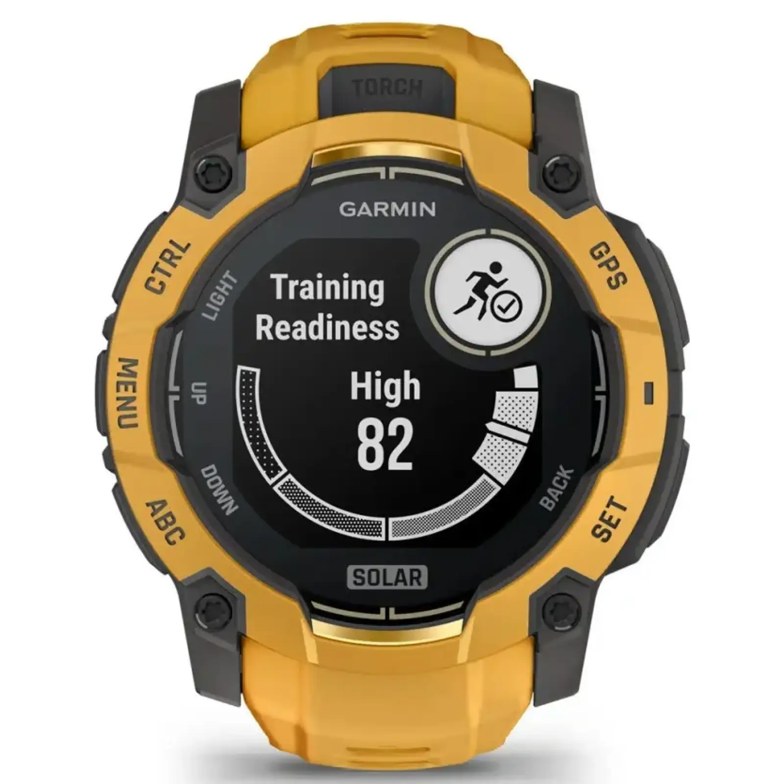 Смарт-годинник Garmin Instinct 3 50mm Solar Sunburst with Sunburst/Gray Band (010-02935-02/42)