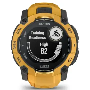 Смарт-годинник Garmin Instinct 3 50mm Solar Sunburst with Sunburst/Gray Band (010-02935-02/42)