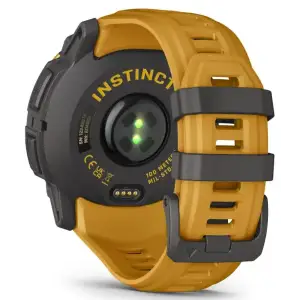 Смарт-годинник Garmin Instinct 3 50mm Solar Sunburst with Sunburst/Gray Band (010-02935-02/42)