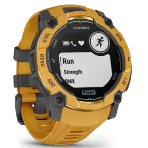 Смарт-годинник Garmin Instinct 3 50mm Solar Sunburst with Sunburst/Gray Band (010-02935-02/42)