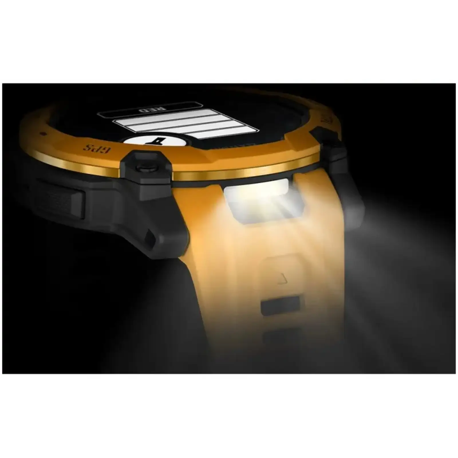 Смарт-годинник Garmin Instinct 3 50mm Solar Sunburst with Sunburst/Gray Band (010-02935-02/42)