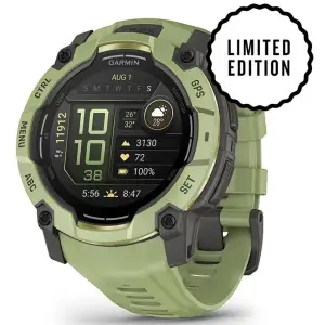 Смарт-годинник Garmin Instinct 3 50mm AMOLED Green with Fern Green Band (010-03020-02)