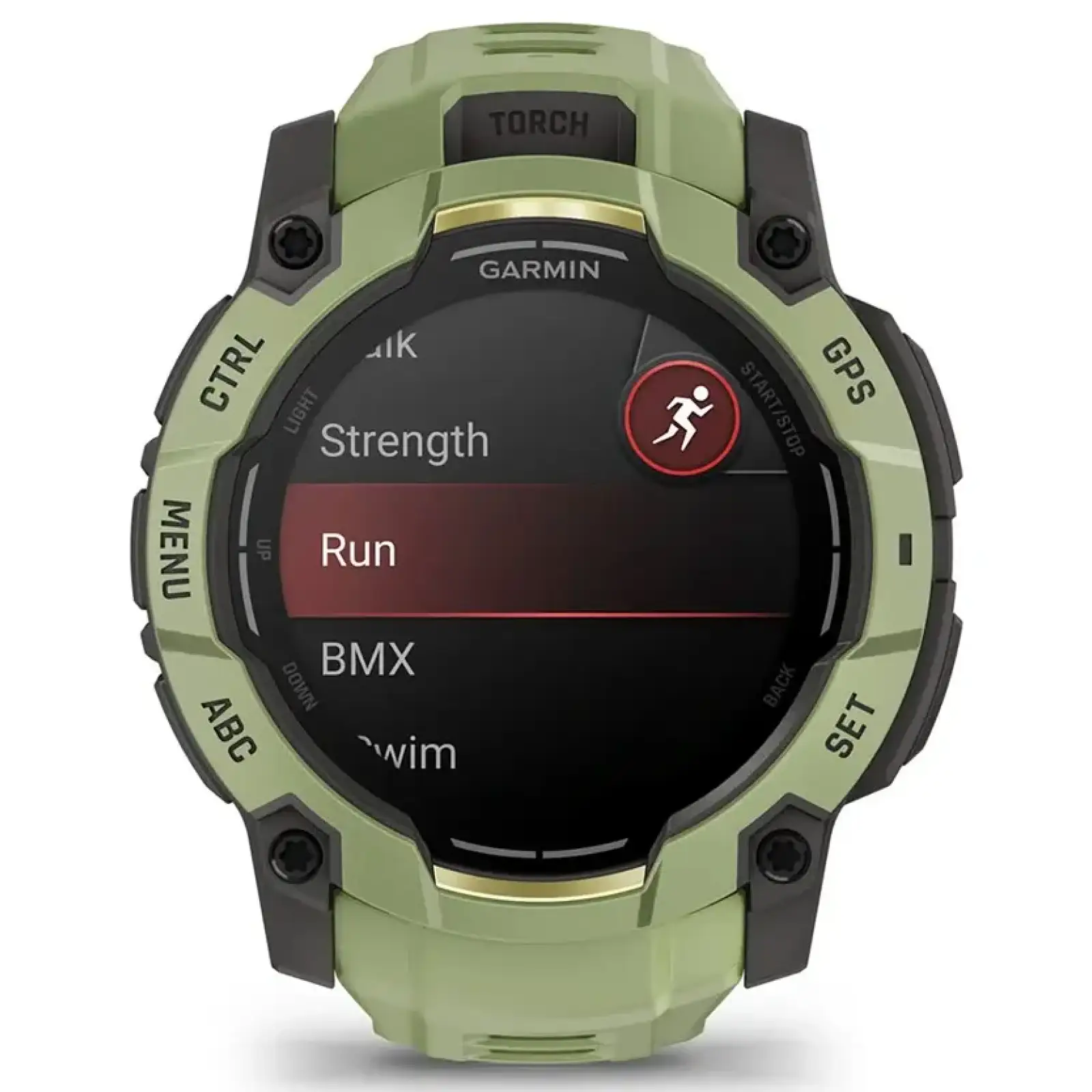 Смарт-годинник Garmin Instinct 3 50mm AMOLED Green with Fern Green Band (010-03020-02)