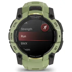Смарт-годинник Garmin Instinct 3 50mm AMOLED Green with Fern Green Band (010-03020-02)