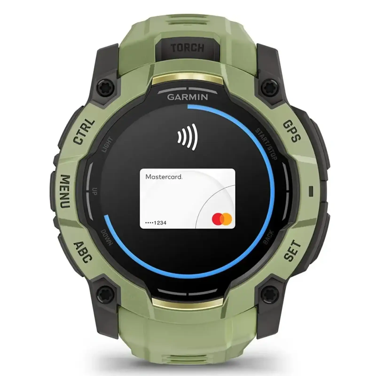 Смарт-годинник Garmin Instinct 3 50mm AMOLED Green with Fern Green Band (010-03020-02)