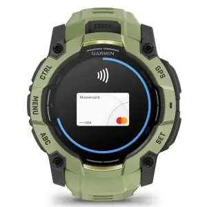 Смарт-годинник Garmin Instinct 3 50mm AMOLED Green with Fern Green Band (010-03020-02)