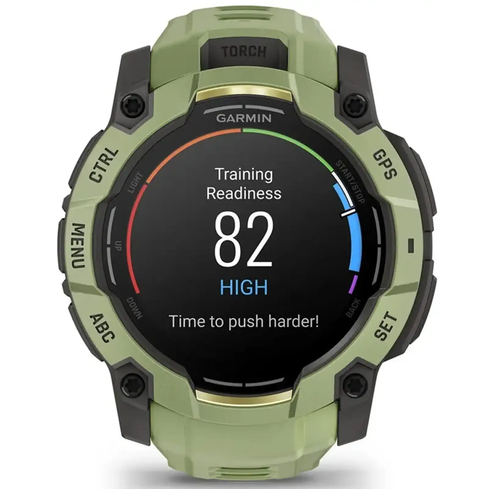 Смарт-годинник Garmin Instinct 3 50mm AMOLED Green with Fern Green Band (010-03020-02)