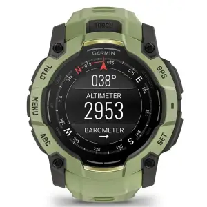 Смарт-годинник Garmin Instinct 3 50mm AMOLED Green with Fern Green Band (010-03020-02)