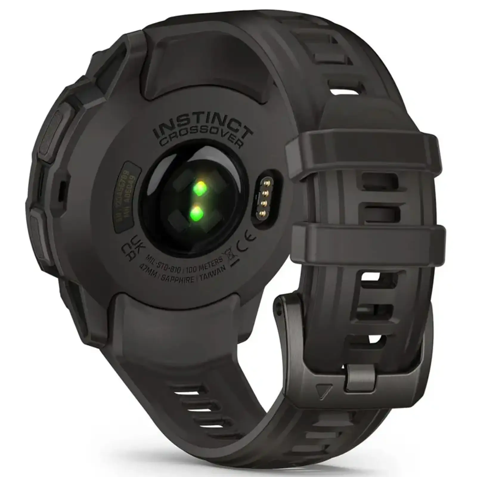 Смарт-годинник Garmin Instinct Crossover AMOLED Charcoal (010-03398-00)