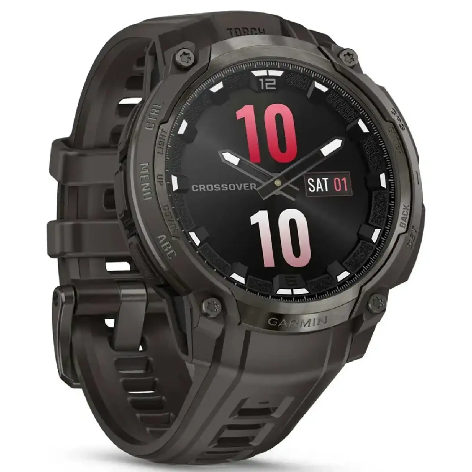 Смарт-годинник Garmin Instinct Crossover AMOLED Charcoal (010-03398-00)