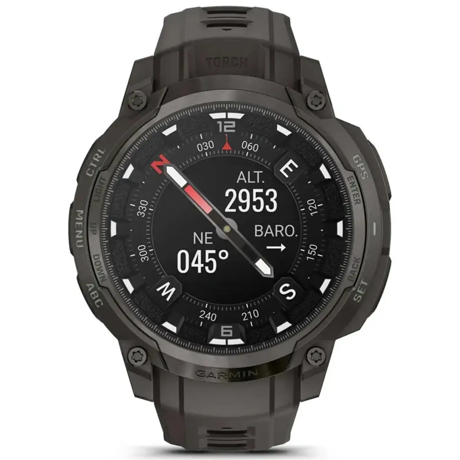 Смарт-годинник Garmin Instinct Crossover AMOLED Charcoal (010-03398-00)