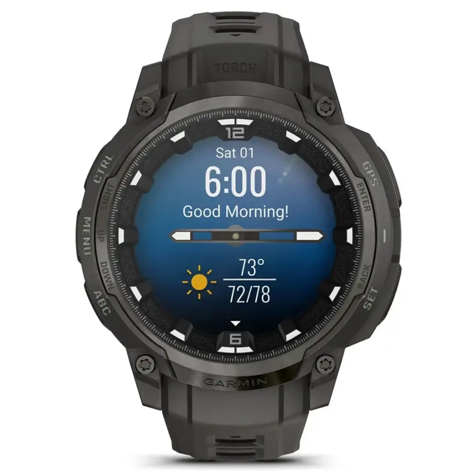 Смарт-годинник Garmin Instinct Crossover AMOLED Charcoal (010-03398-00)