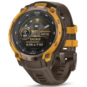 Смарт-годинник Garmin Instinct Crossover AMOLED Bronze/Sunburst (010-03398-01)