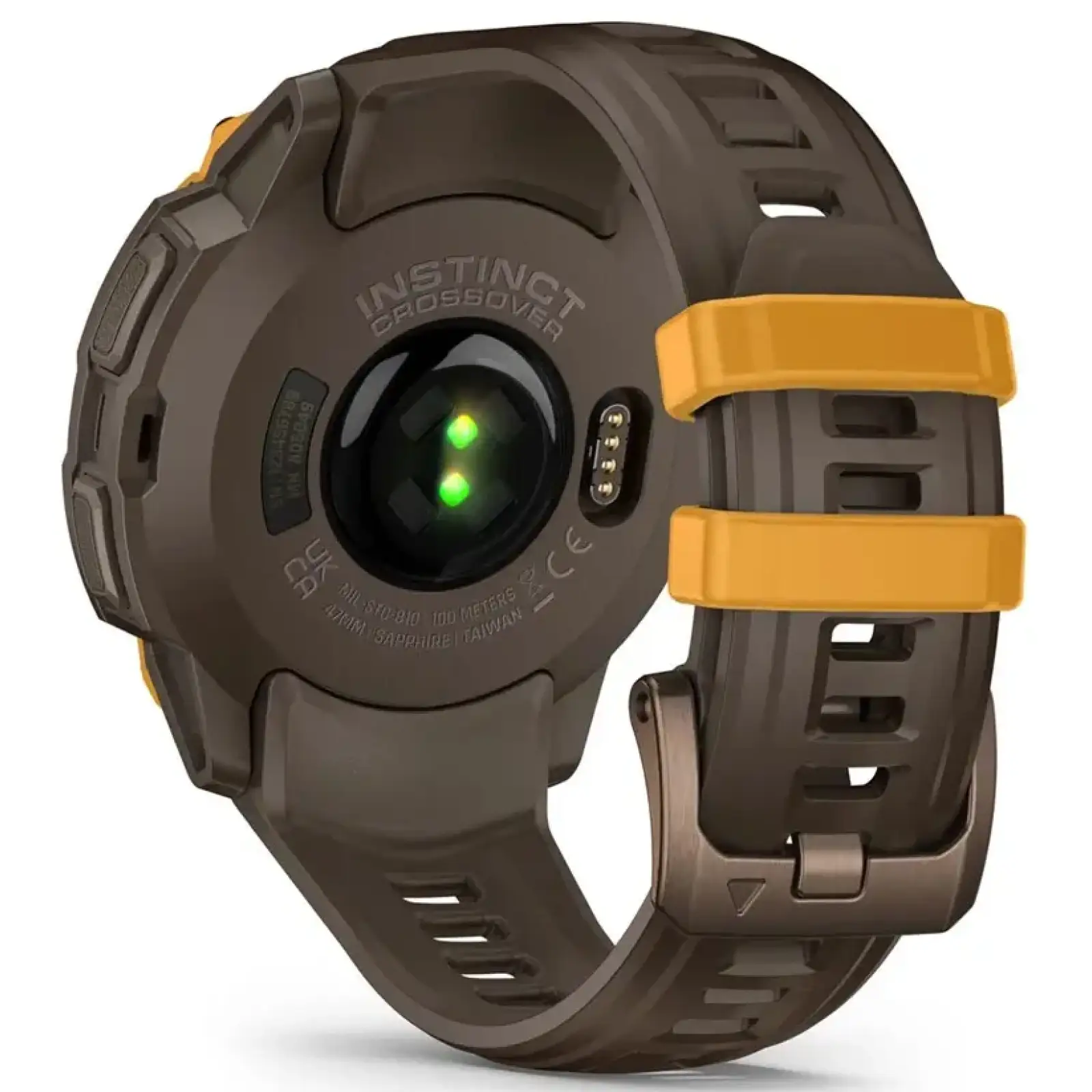 Смарт-годинник Garmin Instinct Crossover AMOLED Bronze/Sunburst (010-03398-01)