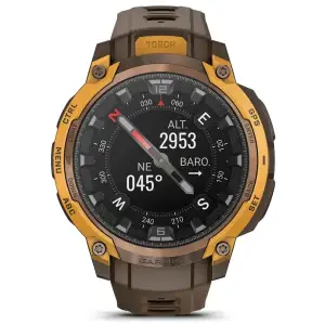 Смарт-годинник Garmin Instinct Crossover AMOLED Bronze/Sunburst (010-03398-01)
