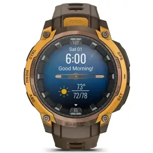 Смарт-годинник Garmin Instinct Crossover AMOLED Bronze/Sunburst (010-03398-01)