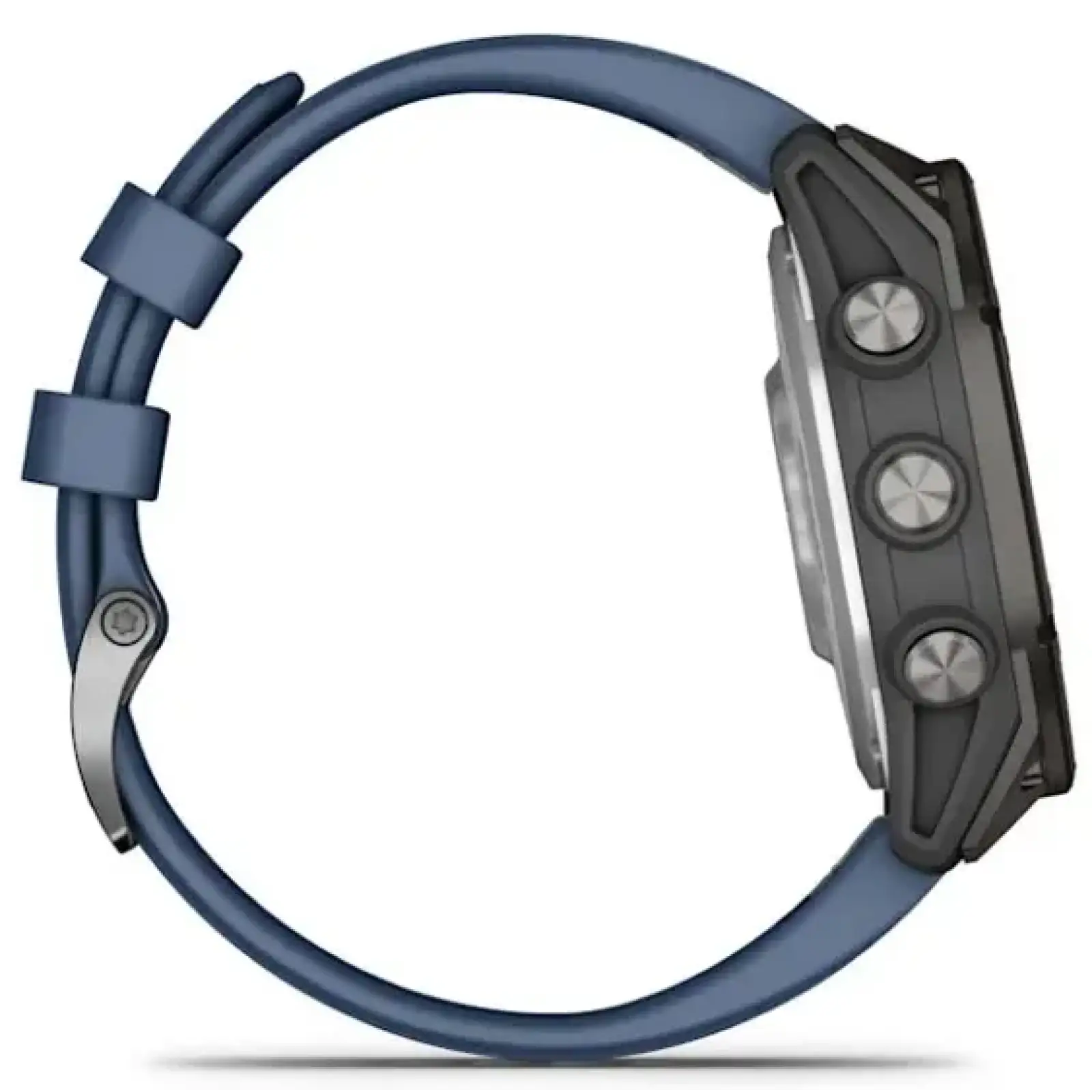 Смарт-годинник Garmin Quatix 8 Pro 47 mm AMOLED Marine GPS Titanium with Blue Silicone Band (010-03198-50)