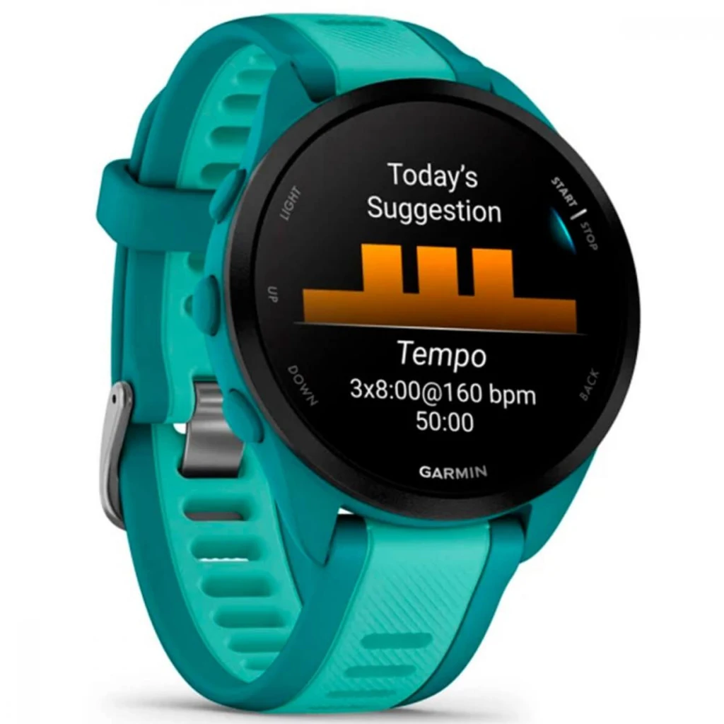 Смарт-часы GARMIN Forerunner 165 Music Turquoise/Aqua (010-02863-32/B2)