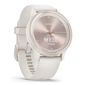 Смарт-годинник Garmin Vivomove Sport Ivory Case and Silicone Band with Peach Gold Accents (010-02566-01)