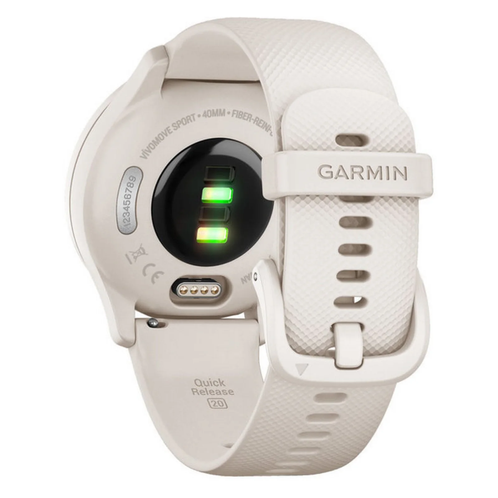 Смарт-годинник Garmin Vivomove Sport Ivory Case and Silicone Band with Peach Gold Accents (010-02566-01)