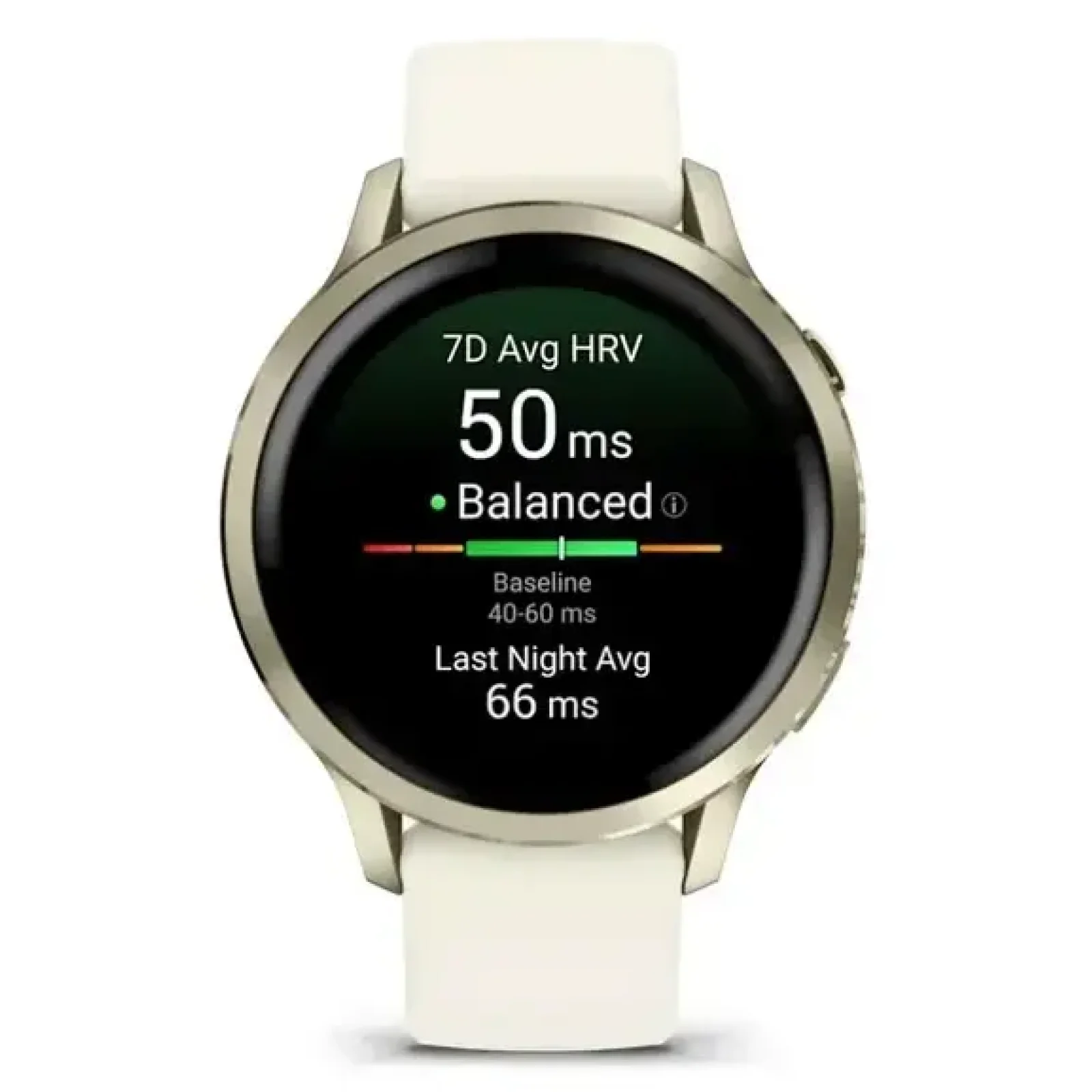 Смарт-годинник Garmin Venu 4 41mm Lunar Gold with Bone Silicone Band (010-03013-00)