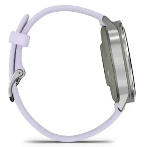 Смарт-годинник Garmin Venu 4 41mm Silver with Periwinkle Silicone Band (010-03013-01)