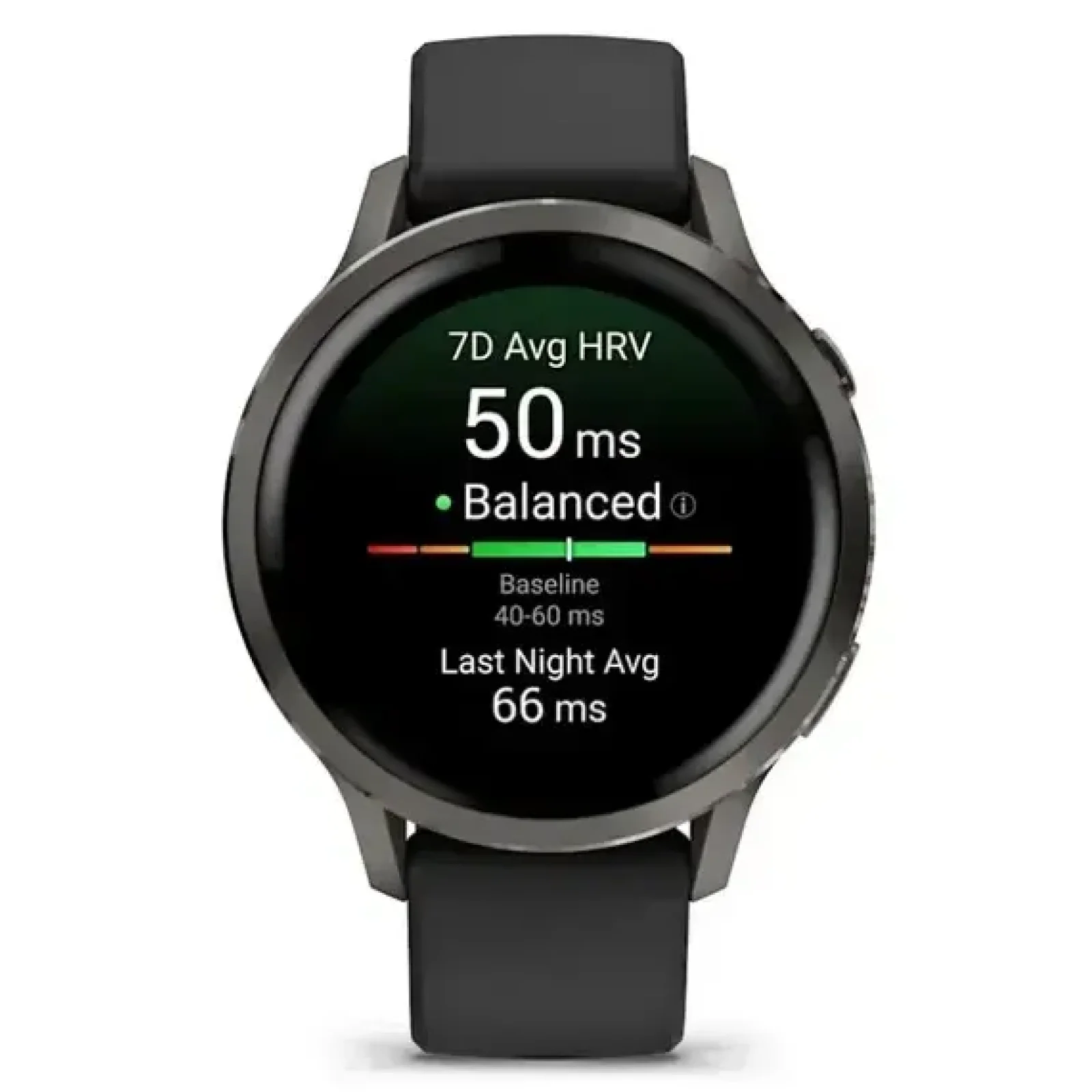 Смарт-годинник Garmin Venu 4 41mm Slate with Black Silicone Band (010-03013-02)