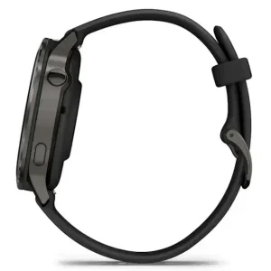 Смарт-годинник Garmin Venu 4 41mm Slate with Black Silicone Band (010-03013-02)