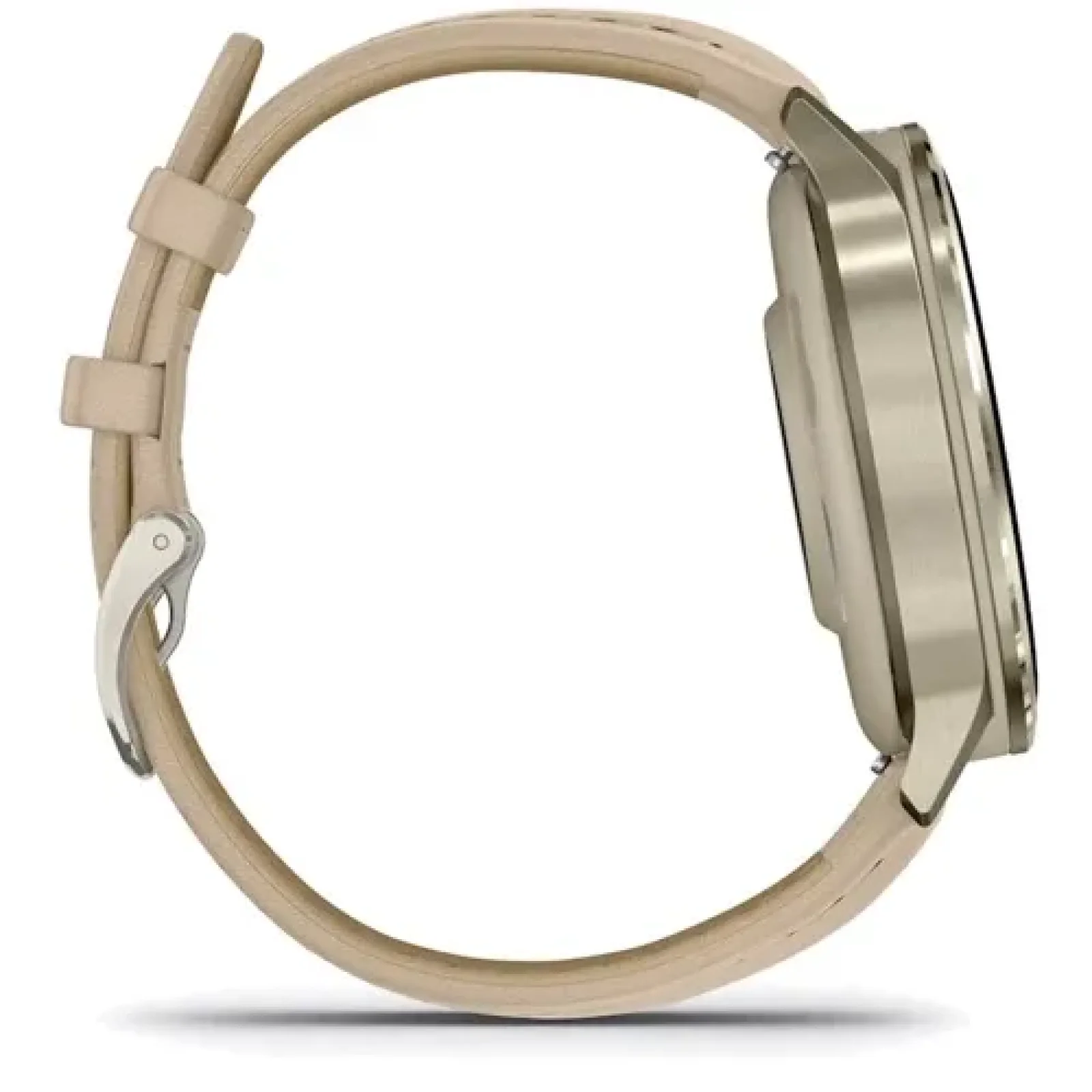 Смарт-годинник Garmin Venu 4 41mm Lunar Gold with Light Sand Leather Band (010-03013-03)