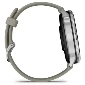 Смарт-годинник Garmin Venu 4 45mm Silver with Silver Gray Silicone Band (010-03014-01)