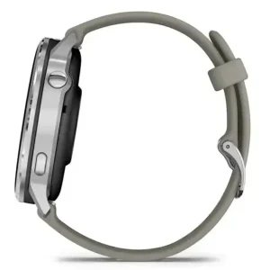 Смарт-годинник Garmin Venu 4 45mm Silver with Silver Gray Silicone Band (010-03014-01)
